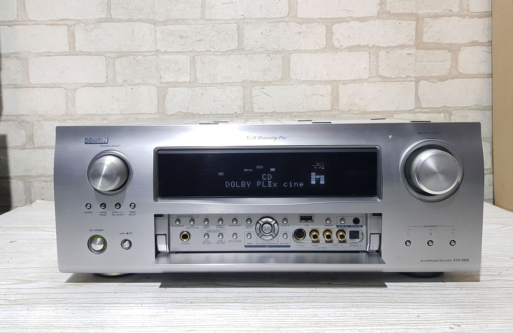 7.1 AV ресивер Denon AVR-3808,7х160Вт,HDMI,USB,3D, Ethernet: 12