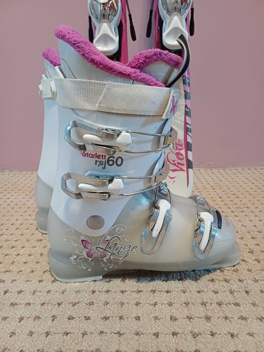 Zestaw narty Blizzard 130 cm, buty Lange rozmiar 23