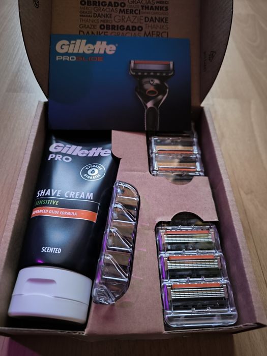 Maszynki Gillette proglide + krem
