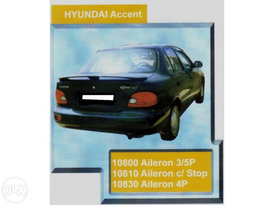 AIlerons/Soilers Hyundai (Varios modelos)
