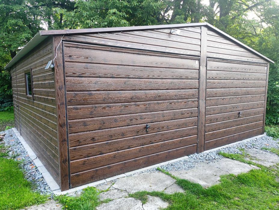 Garaż blaszany 6x5,80 lub inny wymiar Kolor paleta RAL