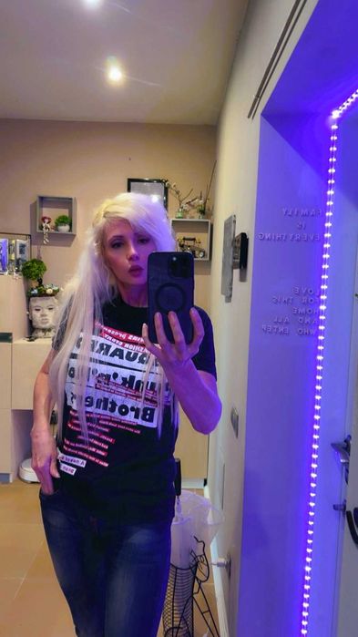 Женские джинсы Dsquared  с кожаным ремнем