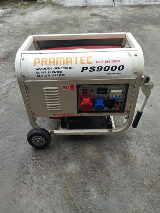 Генератор бензиновий PRAMATEC PS9000 під ремонт.