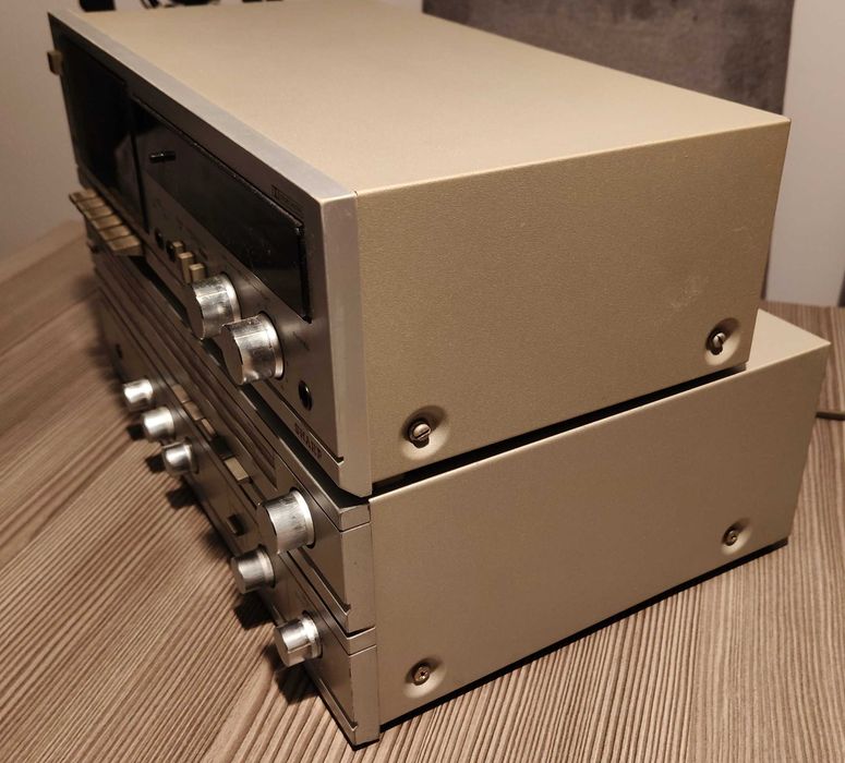 Zestaw SHARP wzmacniacz, radio, magnetofon SA-11, RT-100