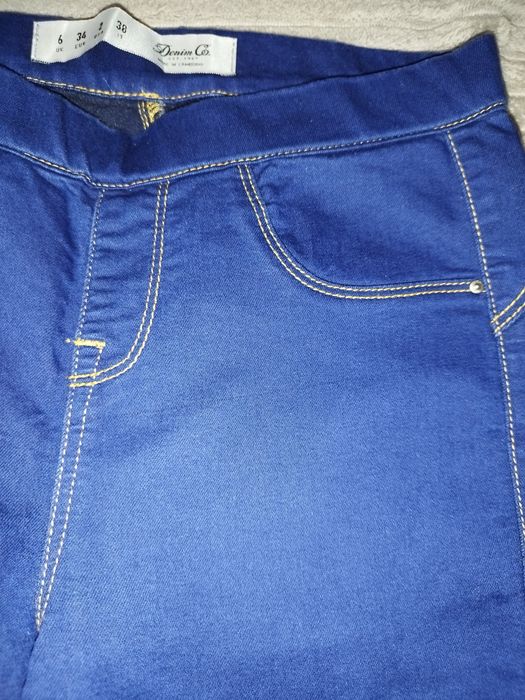 Spodnie jeansowe damskie 34 denim co granatowe