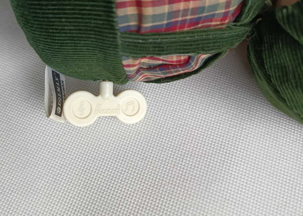 Lalka pozytywka chłopczyk stara zabawka Dolmax