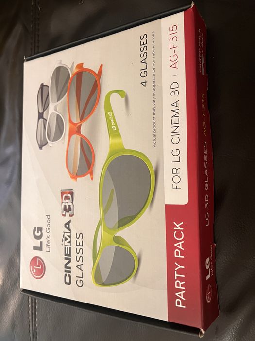 Óculos 3D LG Cinema 3D – Novos na caixa (Pack 4 – AG-F315)