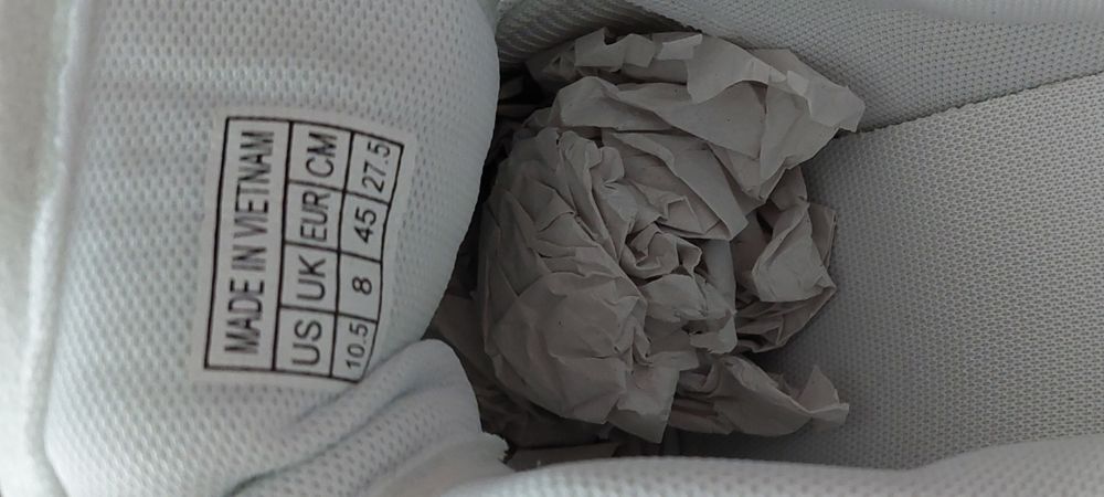Buty białe unisex - Flagowe wysoka koturna