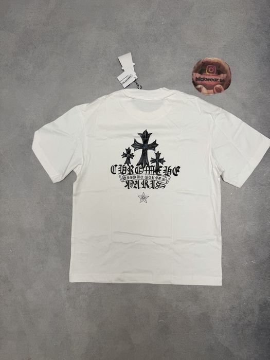 футболка Chrome Hearts Cross white T shirt S M L