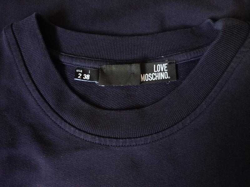 Оригінальне плаття Love Moschino з принтом серця (розмір it 38 / — zdjęcie 4
