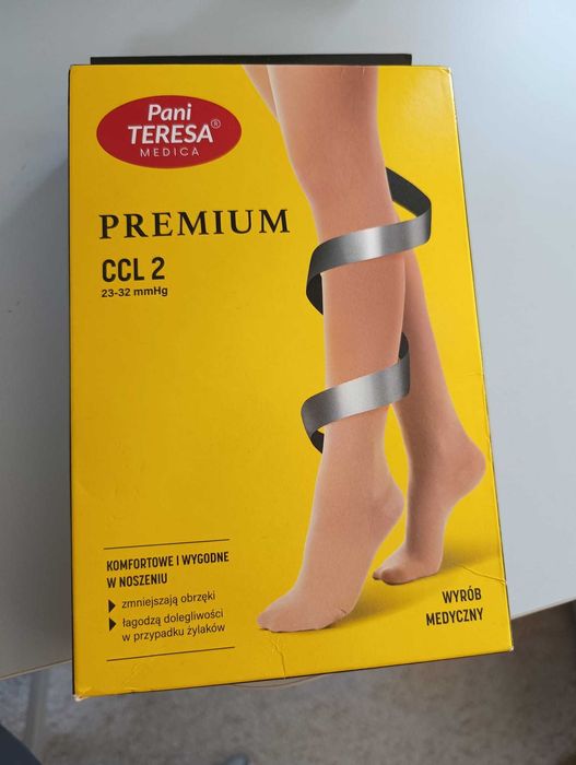 Pończochy uciskowe medyczne premium CCL2