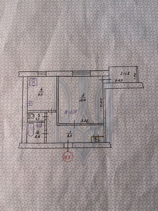 Продається однокімнатна квартира у багатоповерхівці