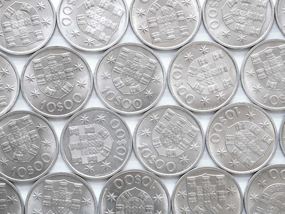 Lote de 40 Moedas 10 Escudos 1971
