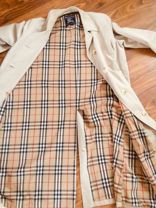 Oryginalny Płaszcz Burberry