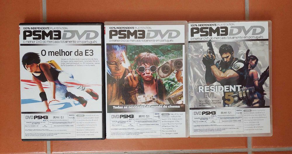 PSM3 DVDs (72, 75 & 76)