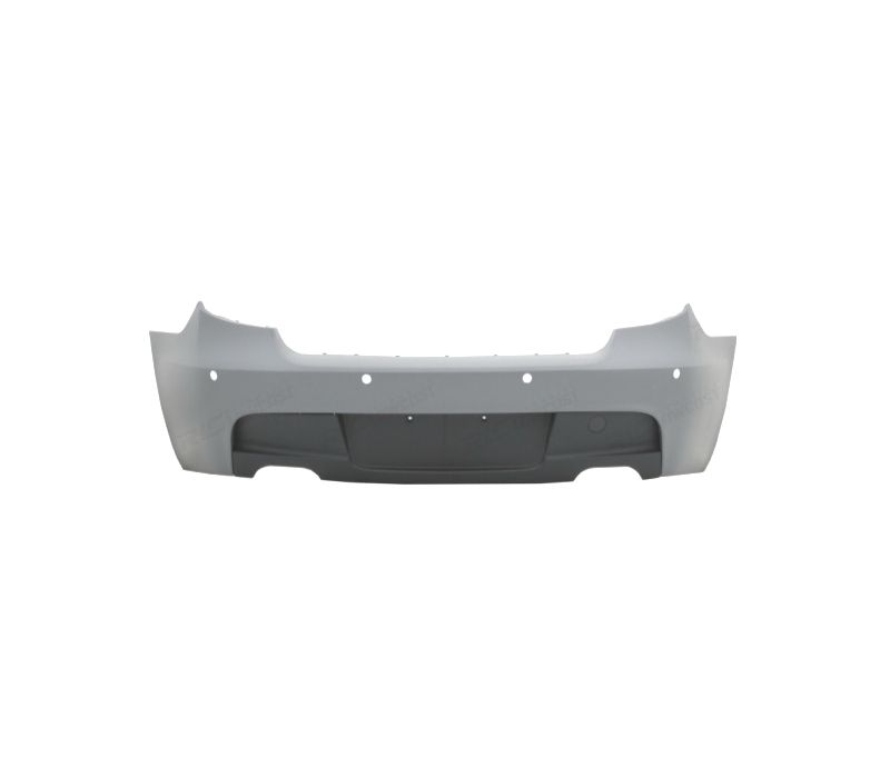 PARA-CHOQUES TRASEIRO BMW E81 E87 04-11 LOOK M PDC SAIDA DUPLA