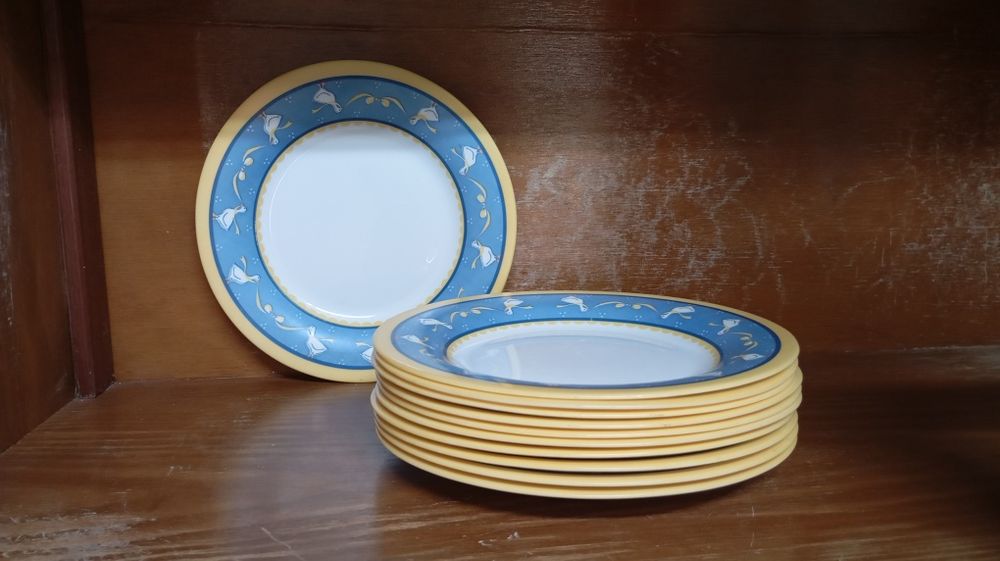 Conjunto 11 pratos de sobremesa