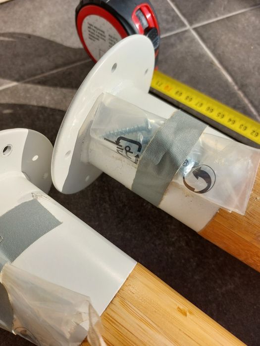 Pernas ikea em bambù metal