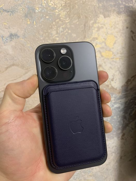 Кошелек кожаный магнитный magsafe для iphone