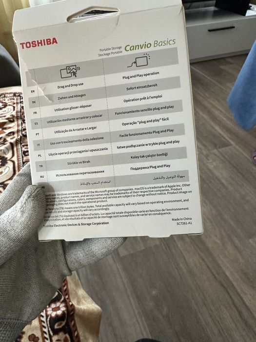 Toshiba canvio basics 1tb
