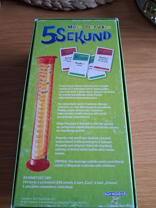 5 sekund. Moje pierwsze 5 sekund. Gra.