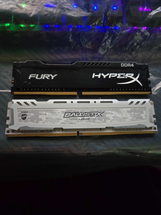 RAM DDR 4 ballistix e hyperx