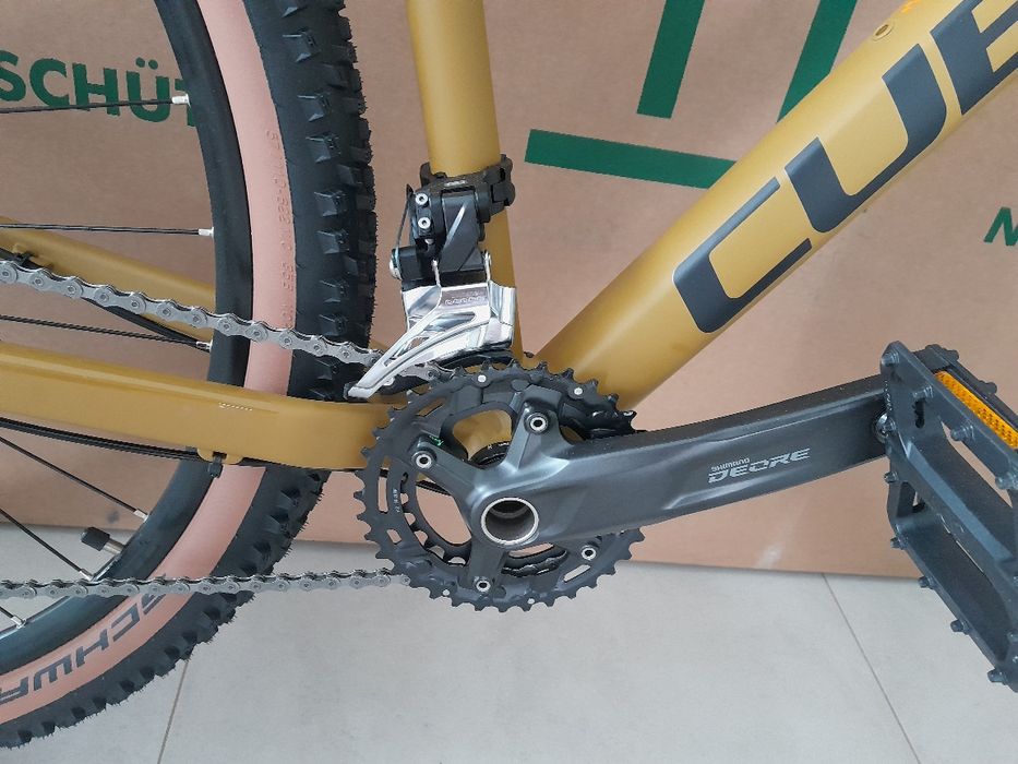 Nowy Cube Aim EX Deore 2×10 M 18", L 20",XL 22",XXL 24"caramel'n'black