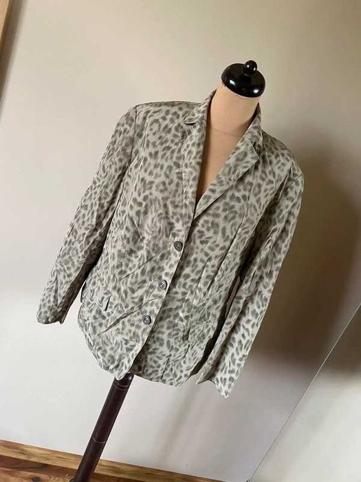 Gerry weber zakiet marynarka panterka animal xxxl 46 48 +size