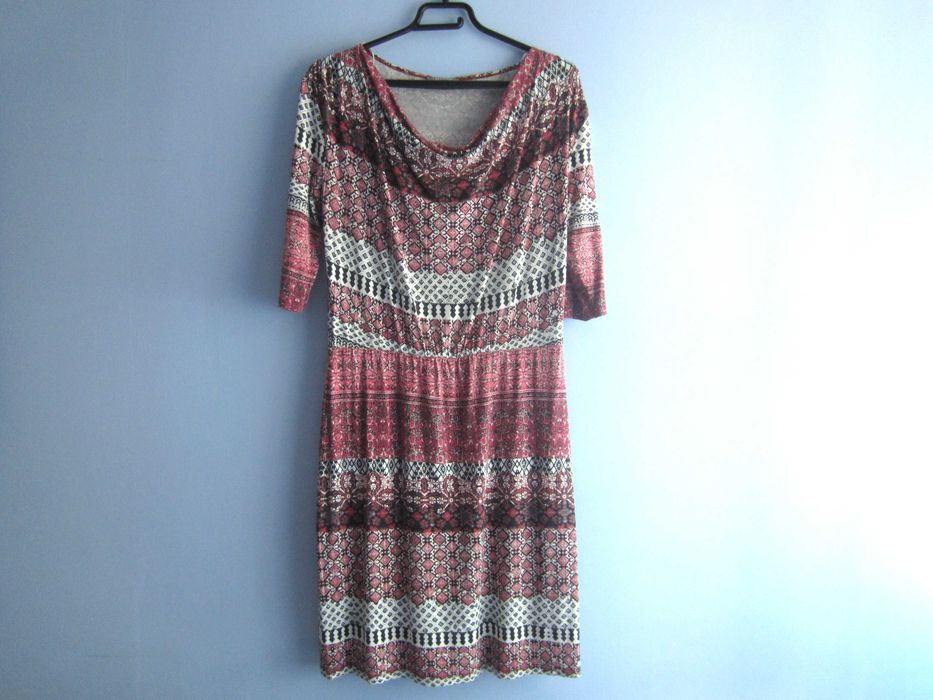 Wygodna sukienka na co dzień, wiskoza, rozm. S, Orsay