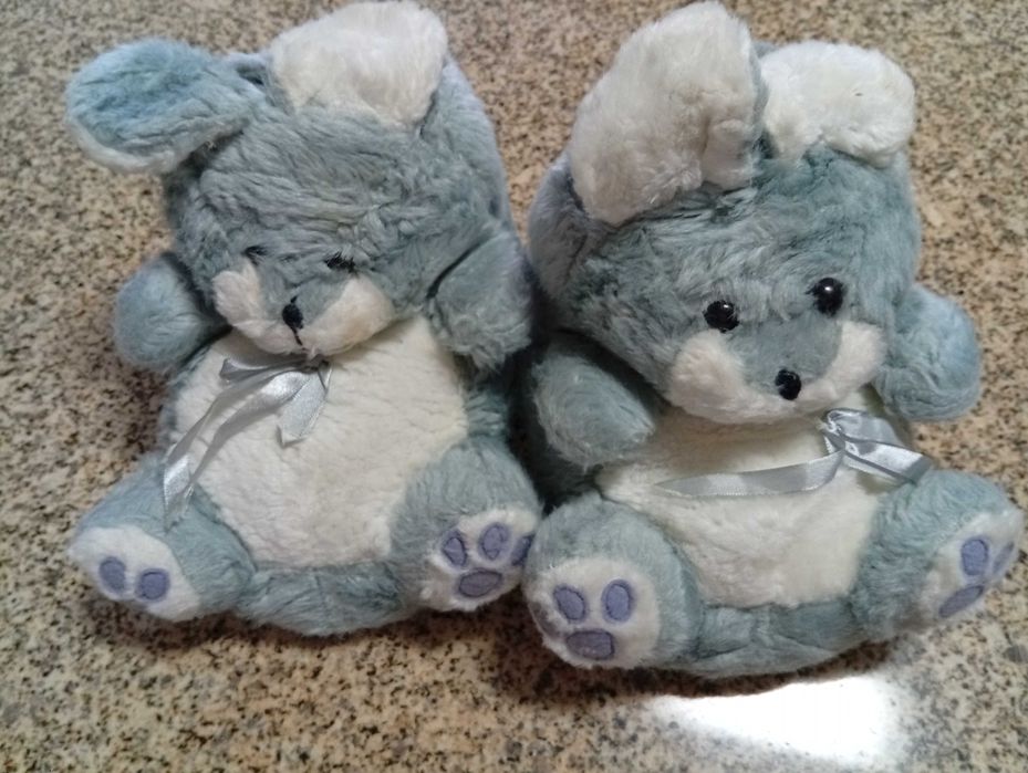 Pantufas forma coelhinho