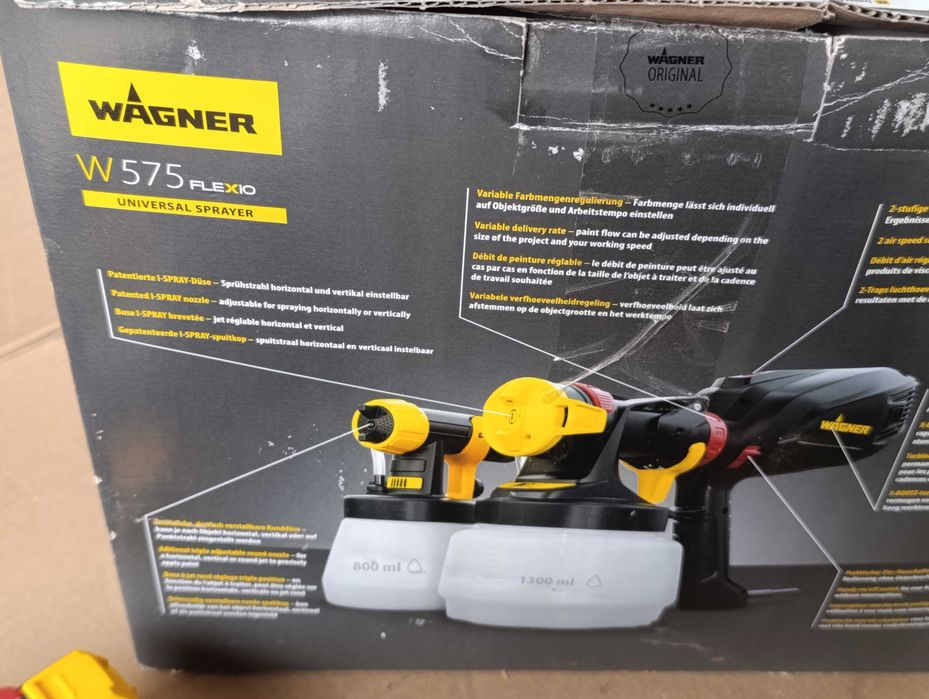 Pistolet do malowania natryskowego WAGNER Flexio W575 moc 630W