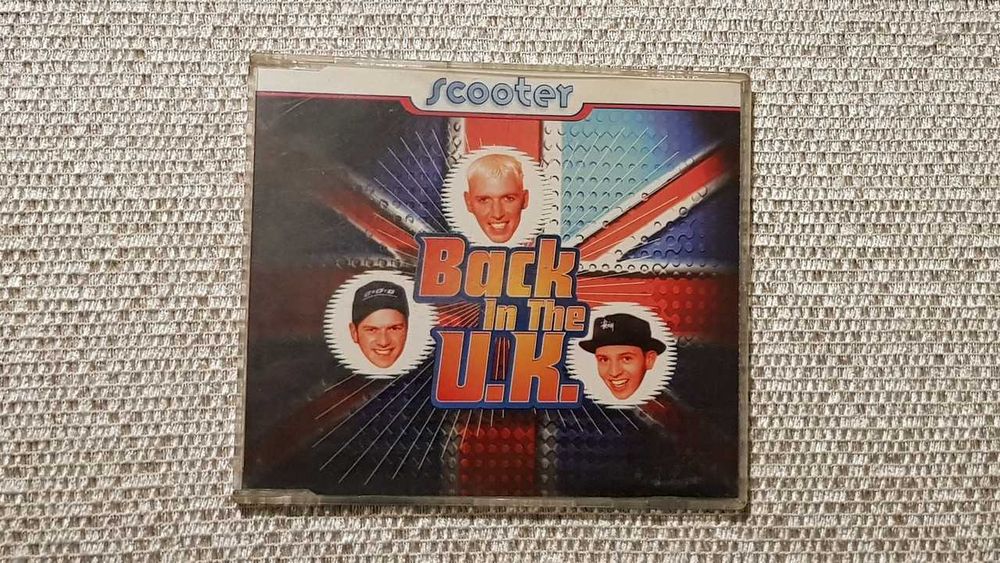 SCOOTER Back In The U.K. Singiel Maxi CD [1995]