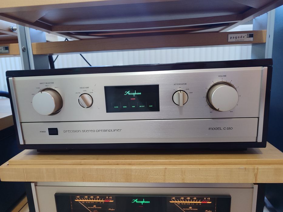 Accuphase C-280+Accuphase P-102 Hi-End wzmacniacz!