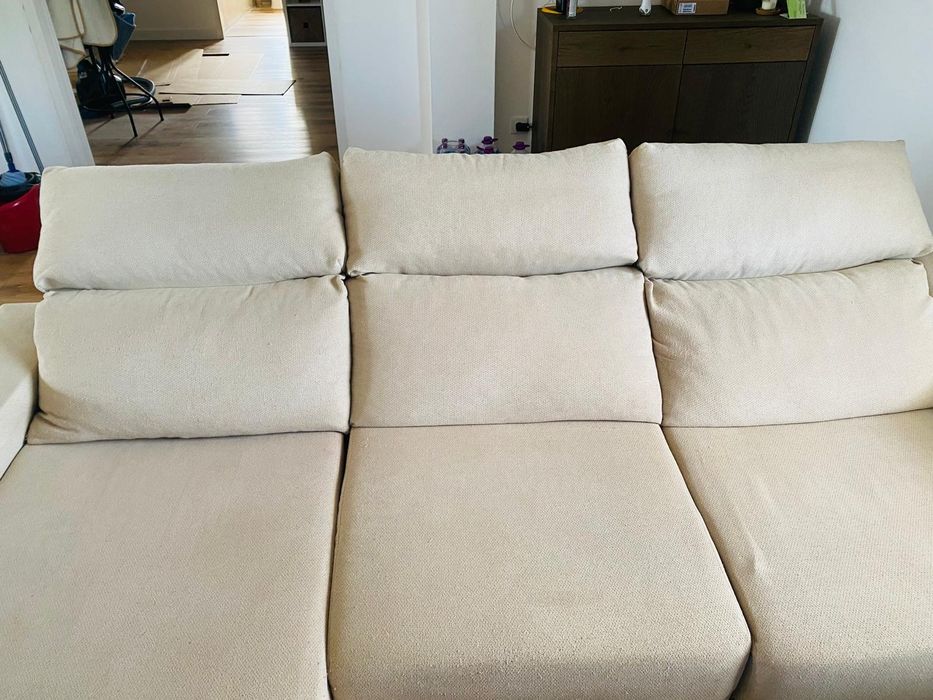 Sofá  cama com chaise long
