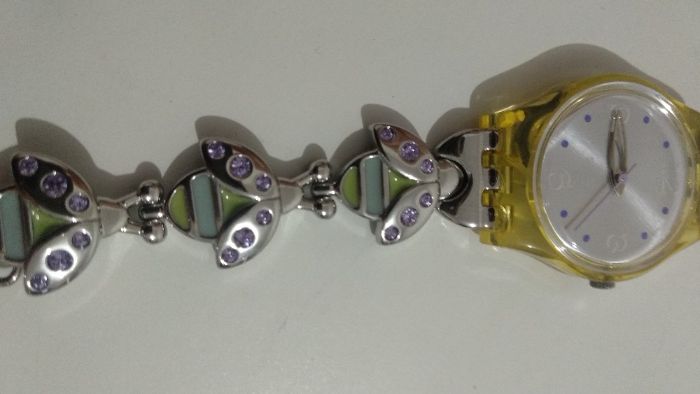 Relógio Swatch Purplelace original