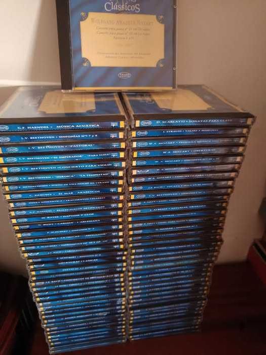 Os Grandes Clássicos da Música Clássica - 74 CDS de grandes compositores e 5 livros sobre os compositores