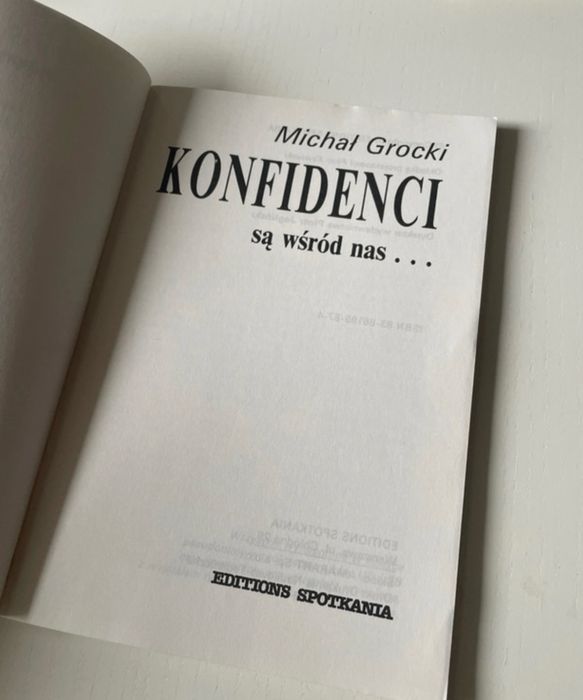 Michał Grocki Konfidenci są wśród nas
