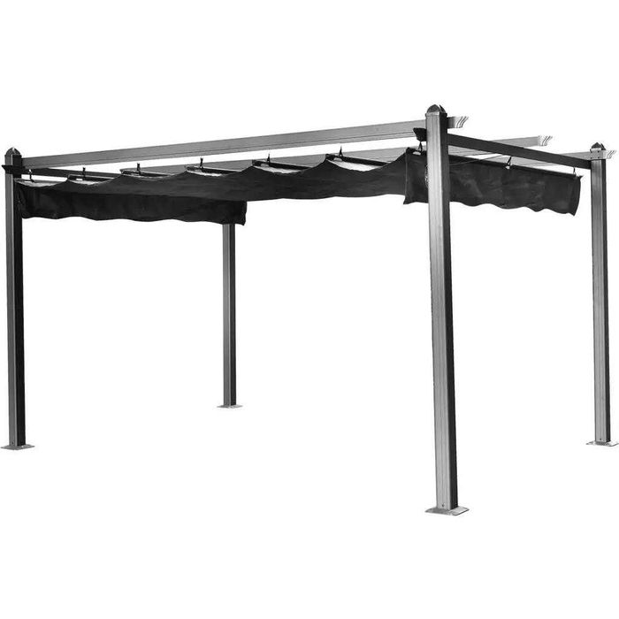 Luksusowa pergola ogrodowa ZADASZENIE HECHT PERGOLA 4X3