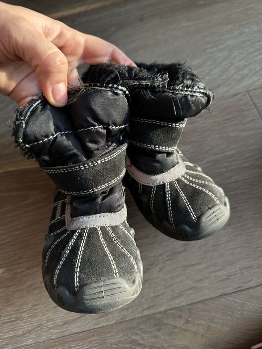 Зимові чобітки PRIMIGI 22розмір, теплі черевики на липучку