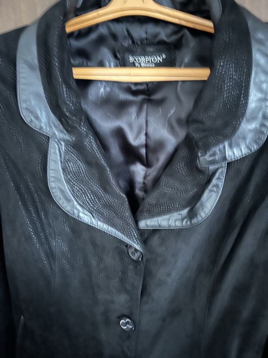 Куртка піджак шкіряна