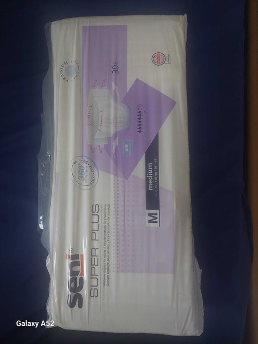 Pampersy Seni super plus M