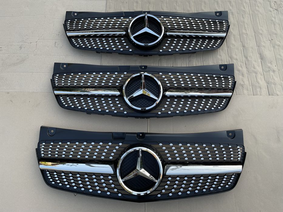 Решетка радиатора диамантовая на VITO VIANO W 639