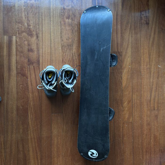 Prancha e Fixações Rossignol+ Botas Burton - Snowboard - Junior