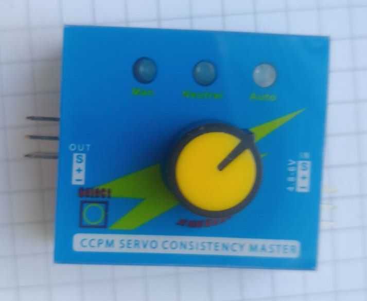 CCPM сервотестер для регулювання і тестування сервоприводів 4,5-6 В