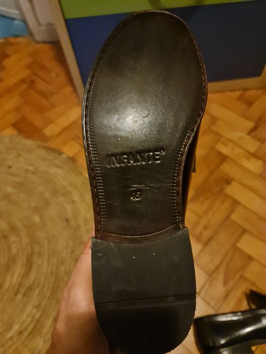 Sapatos de Homem Pretos em Pele Novos n⁰45