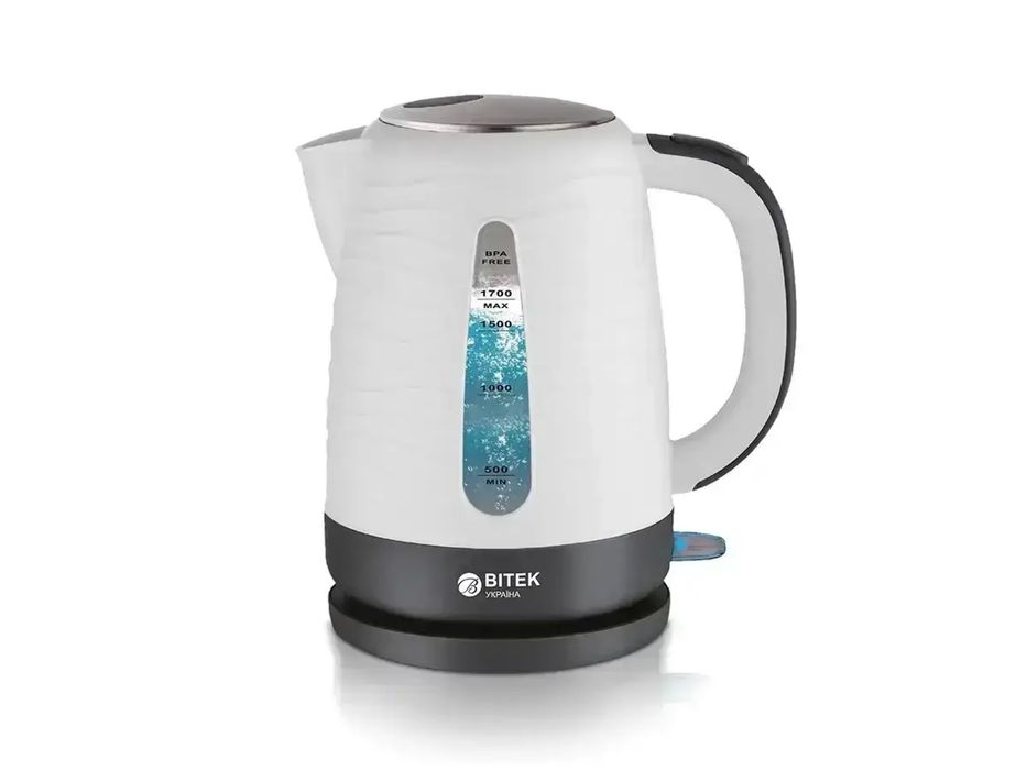 Чайник електричний 1.7 л 2200 Вт BITEK BT-152 электрочайник