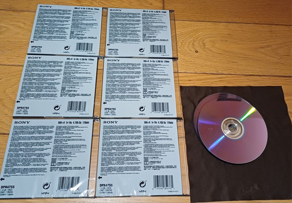 Płyty DVD+R Sony i Verbatim