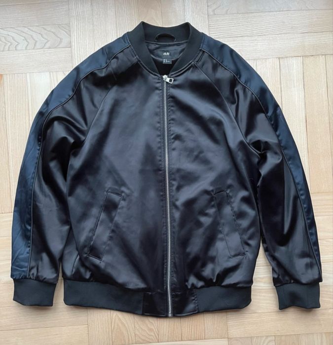 Męska bluza H&M rozsuwana bomberka bejsbolówka