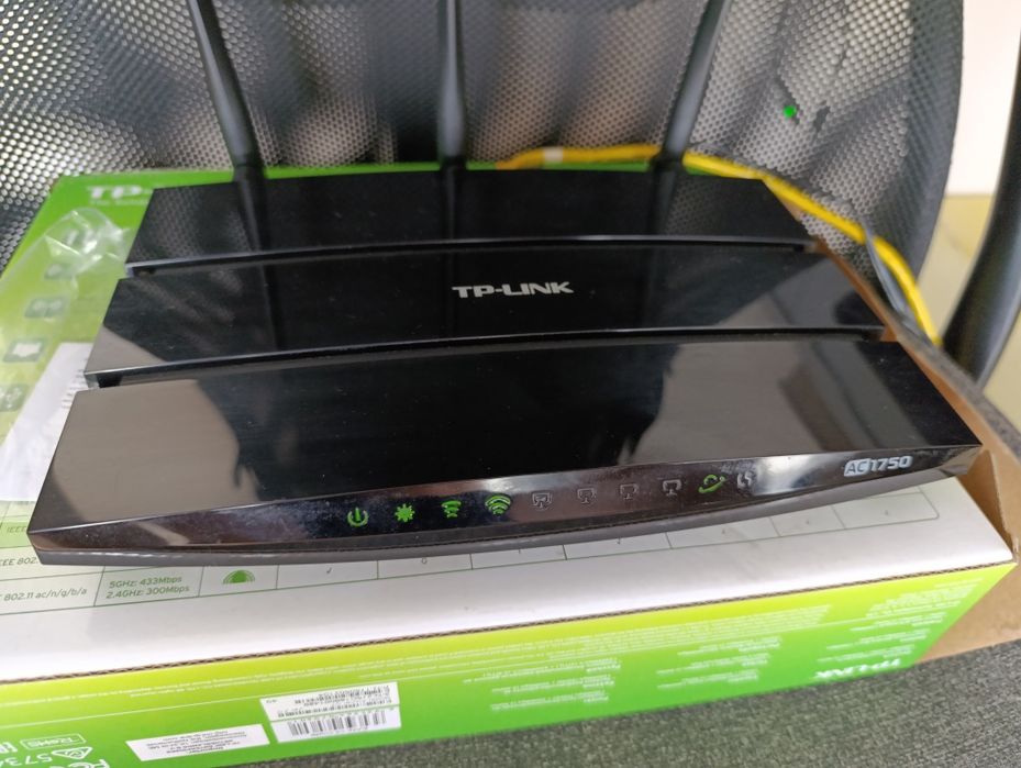 Двохдіапазоний 2,4 та 5 ГГц WiFi Роутер TP Link Archer C7 AC1750