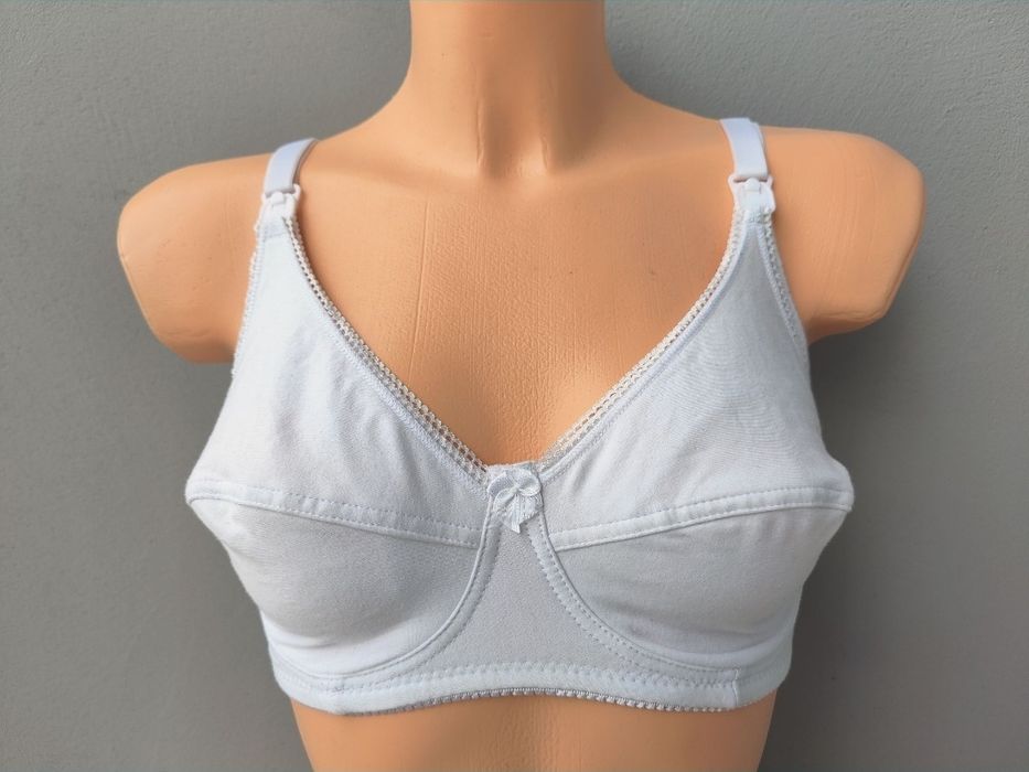 Biustonosz stanik do karmienia Linaise 75D biały 

biały bez fiszbin b